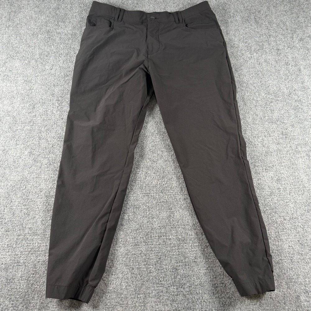 BYLT Everyday Pant Mens 34 Black Jogger Tech Stretch Activewear Trousers